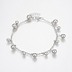 304 Stainless Steel Anklets AJEW-G016-01-2