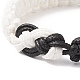 Bracelet cordon tressé en polyester ciré BJEW-TA00166-4