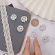 CHGCRAFT 6Pcs Rhinestone Shank Buttons Sew on Rhinestone Buttons Flower Crystal Buttons Embellishments for Jewelry Making Clothes Earring Wedding Decoration BUTT-CA0001-16A-5