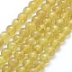 Perles d'apatite jaune naturel G-I206-31-8mm-1