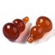 Carved Natural Red Agate Pendants G-S359-339-3