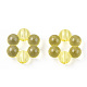 Cadres de perles acryliques transparents TACR-S153-01A-85-3