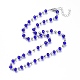 304 Stainless Steel Beaded Necklace NJEW-K119-12P-1
