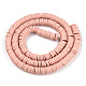 Handmade Polymer Clay Bead Strands CLAY-S094-6mm-A01-3