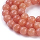 Natürliche Pfirsich Calcit Perlen Stränge G-I247-12A-3