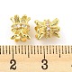 Brass Micro Pave Cubic Zirconia Spacer Beads KK-H452-27G-3