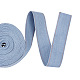 ステッチデニムリボン  服飾材料  DIYクラフトヘアクリップアクセサリーと縫製装飾用  コーンフラワーブルー  4cm  10 M /袋 OCOR-TAC0009-04D-01-1