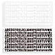 Ahandmaker 12 Blatt 2496 Stück Alphabet-Aufkleber DIY-GA0003-99-1