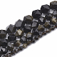 Natürliche goldenen Glanz Obsidian Perlen Stränge G-S332-10mm-012-2