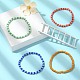 Bracelets extensibles en perles de verre BJEW-JB09510-4