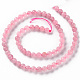 Natural Rose Quartz Beads Strands G-S362-105E-2