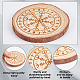 Rustic Wood Slice Pendumlum Boards DJEW-WH0010-86K-5