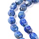 Chapelets de perles en lapis-lazuli naturel G-K311-09B-5