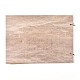 木製の結婚式のゲストブックのメモ帳  結婚式の装飾のため  中空の葉と単語のゲストブックと長方形  バリーウッド  20x28x0.78cm  約20枚/ pc AJEW-M206-20-2