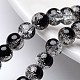 Chapelets de perles en verre craquelé X-CCG-Q002-6mm-11-1