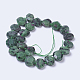 Natural Ruby in Zoisite Beads Strands G-F568-302-2