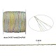 Cordón metalizado color macaron de 6 cabo MCOR-CJ0001-03D-02-2