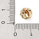 Perles de placage en laiton KK-B078-13B-G14-2