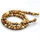 Rondes image naturelle perles de jaspe brins G-N0120-24-10mm-1