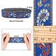 Ethnic Style Embroidery Polyester Ribbon SRIB-WH0007-02B-2