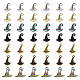 パンダホール エリート 42 個 7 スタイル亜鉛合金チャーム  帽子の形  ミックスカラー  11~15.5x10~14.5x10.5~11mm  穴：1.5~3mm  6個/スタイル FIND-PH0017-58-1