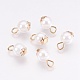 Perlas de imitación de perlas X-IFIN-K038-03LG-2