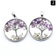 Natürlichen Amethyst Edelsteinanhänger&nbsp;PW-WGDCF81-02-1