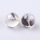Perles rondes en agate dendritique naturelle G-L475-01-2