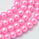 Chapelets de perle en verre peint de cuisson HY-Q003-5mm-68-1