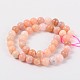 Natural Pink Opal Beads Strands G-J240-17-8mm-2