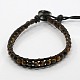 Fashion Gemstone Cord Beaded Bracelets BJEW-J054-12-1