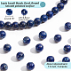 Nbeads 5 brins de perles de lapis lazuli naturel brins G-NB0004-56-2