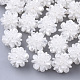 Abalorios hechos a mano de plástico imitación perla tejida perlas FIND-S319-31A-01-1