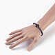 Natural Lapis Lazuli Bead Stretch Bracelets BJEW-JB03904-3