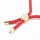 Bracelets coulissants en corde de nylon BJEW-JB06031-4