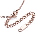 304 Stainless Steel Pendant Necklaces NJEW-I232-19RG-4