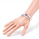 Bracelets extensibles en perles heishi en pâte polymère BJEW-JB05947-7