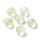 Perles de verre peintes par pulvérisation transparent&nbsp;GLAA-I050-05E-1