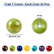 Sunnyclue 140шт 7 цвета бусины из натуральных и синтетических драгоценных камней G-SC0001-56-2