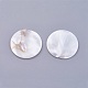 Cabochons en coquille BSHE-P026-22-3