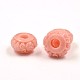 Rondelle Dyed Synthetical Coral Beads CORA-P001-35A-1