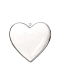 Decoraciones de colgantes rellenables de corazón de plástico transparente XMAS-PW0002-03B-1