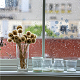 PVCウォールステッカー  窓や階段の家の装飾用  フラットラウンド  雪の結晶模様  18x18x0.03cm  4個/セット DIY-WH0214-76A-02-7