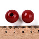 Bemalte Naturholzperlen&nbsp;X-WOOD-A018-16mm-11-3