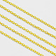 Eco-Friendly Brass Cable Chains CHC-I011-G-NF-1