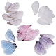 Sunnyclue 100pcs 5 Farben Libelle Flügel Charms mit Loch blau weiß rosa Organza fliegende Flügel Anhänger Handwerk für Schlüssel Ohrringe Wohnkultur Schmuck machen Accessoires Zubehörse FIND-SC0001-22-4