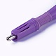 ホットフィックスラインストーンホットデコペン  タイプ c プラグ (ヨーロッパプラグ)  ランダムカラーss16ラインストーン付き  紫色のメディア  18.5x4x2.3cm TOOL-J011-03B-4