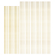 Superfindings 30 個 2 スタイル真鍮支持棒  粘土人形作りに  バー  ゴールドカラー  20~25x0.1~0.15cm DIY-FH0005-51-1