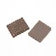 樹脂カボション  混合図形  ココナッツブラウン  10~35x6~25x2~18mm CRES-T004-84-2