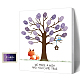 AHANDMAKER Fox Owl Fingerprints Tree DIY-WH0466-015-1